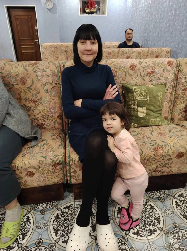 Ольга с дочкой в центре «Дом Слова»